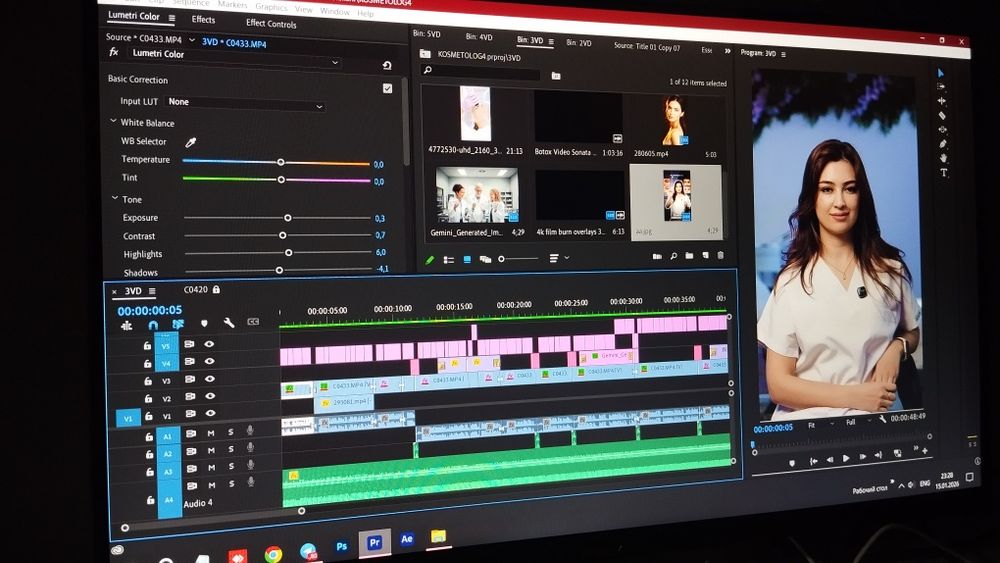 Video montaj xizmati. Услуги по видеомонтажу.