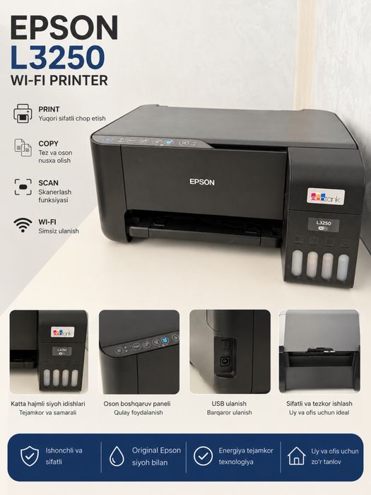 Epson L3250 printer sotiladi