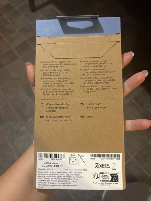 Kindle gen 11 16GB