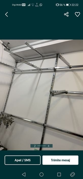 Vand amenajare magazin imbracaminte