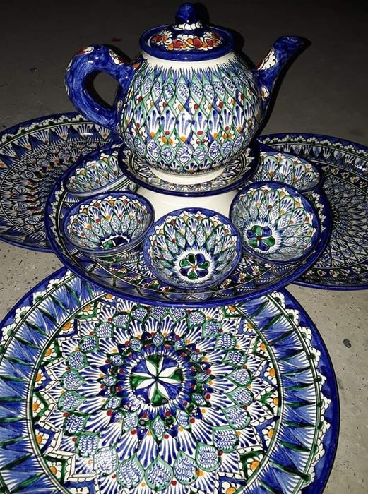 Nabor. Choynak piyola lagan. Servis. Sifatli a'lo