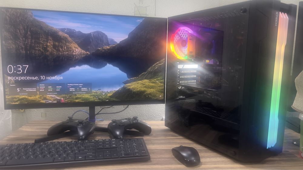 Продаётся RGB Мощный Дизайнерский и Геймерский Комлект 2020-24