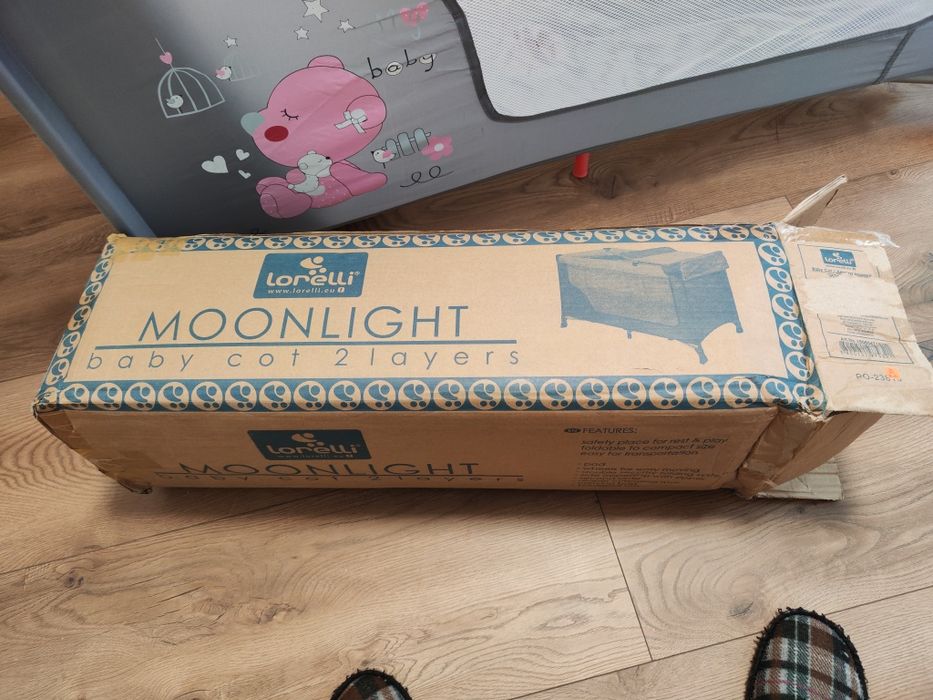 Бебешка кошара Lorelli Moonlight + матрак.