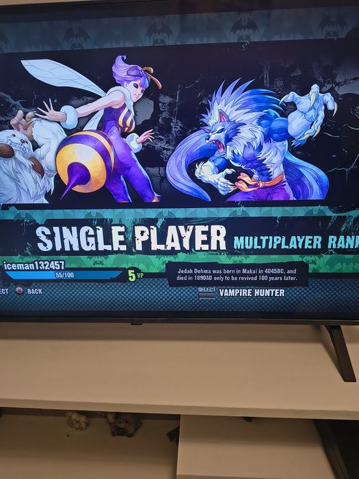 Darkstalkers resurection vampire