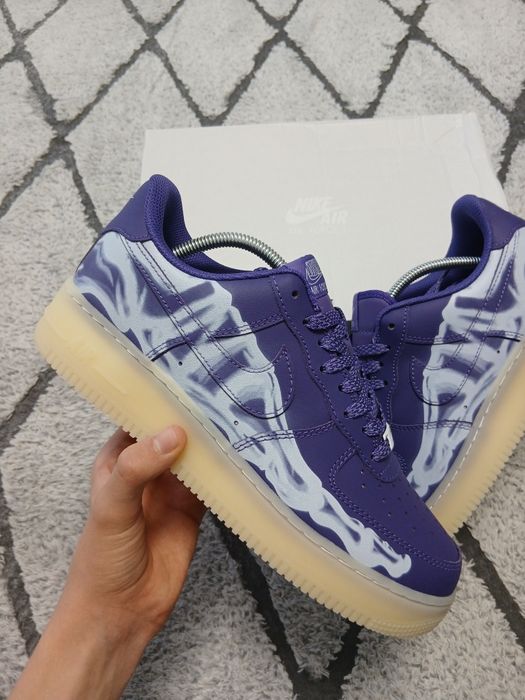Nike Air Force 1 Skeleton Purple – Design Special | Sneakers