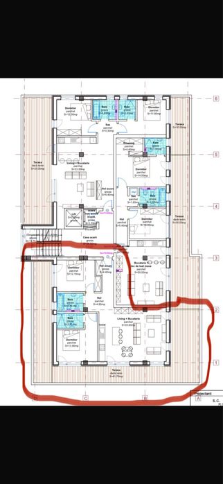 Vand apartament (Penthause)  in Baciu