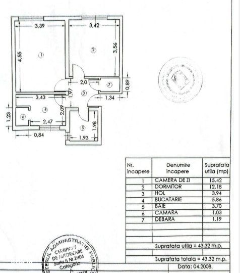 Apartament 2 camere Metrou -Eroii Revolutiei