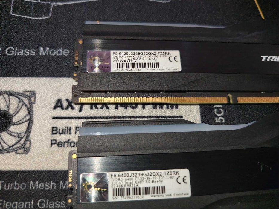 Рам памет G.SKILL Trident Z5 RGB 64GB (2x32GB) DDR5 6400MHz AM5/INTEL CL 30