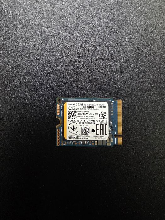 SSD Kioxia (Toshiba) 512gb M.2