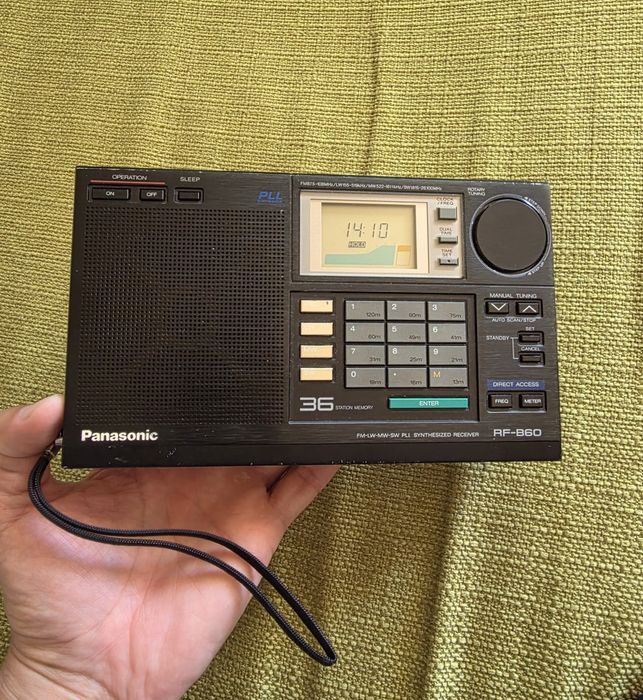Radio Receptor Panasonic RF-B60L Synthesized Receiver fm lw mw sw
