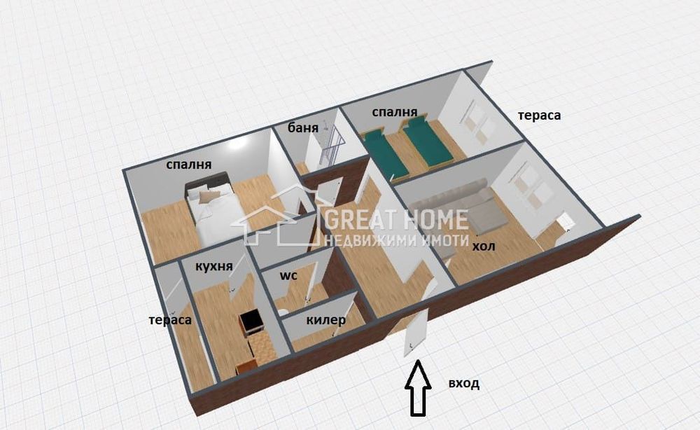 Продава се Четиристаен апартамент в Търговище, Център - 125 кв.м за 653 €/кв.м - Снимка #10