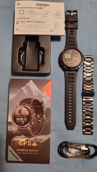Смарт часовник с GPS Daorkow + допълнителни  екстри