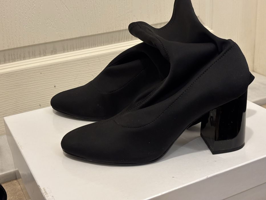 Боти Zara  от еластичен плат