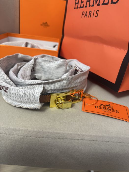 Hermes-Оригинален чисто нов дамски кожен колан