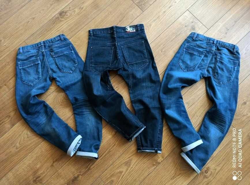 H&M детски еластични дънки и блузка