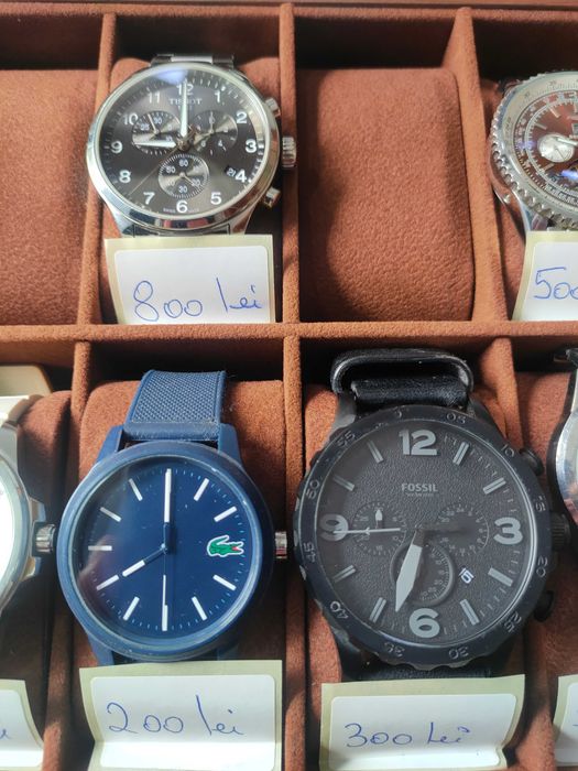 Ceasuri barbati Tissot , Police , Armani , Edifice , Fossil CashGen