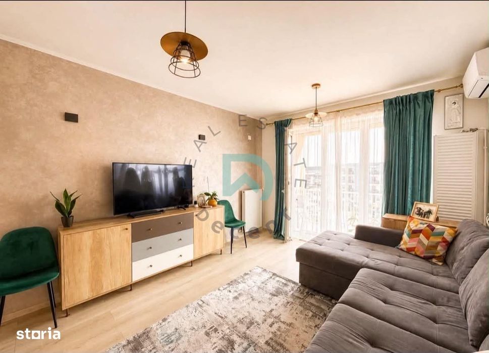 Apartament 3 camere, mobilat, utilat, parcare, Tractorul, Brasov — fotografia 1