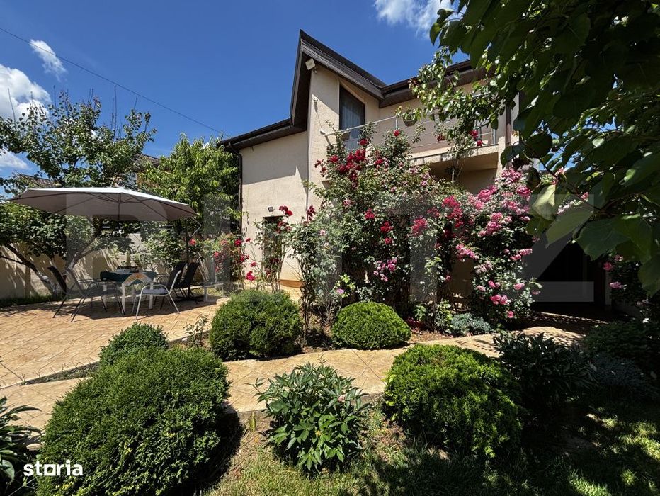 Casa moderna P+M, 336 mp totali, teren 336 mp, curte superba, Albesti