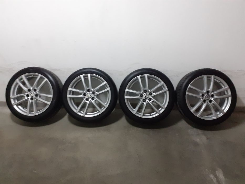 Джанти VW 5x112  с летни гуми 18 цола