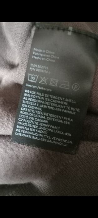 Scotch&Soda, H&M M мъжка блуза пуловер с кашмир