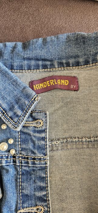 Дънкови яке с перли