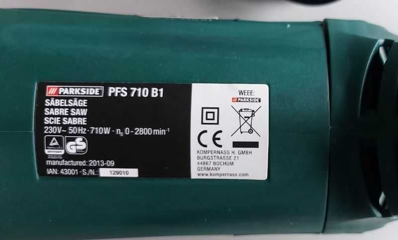 Нов Саблен Трион PARKSIDE PFS 710 B1