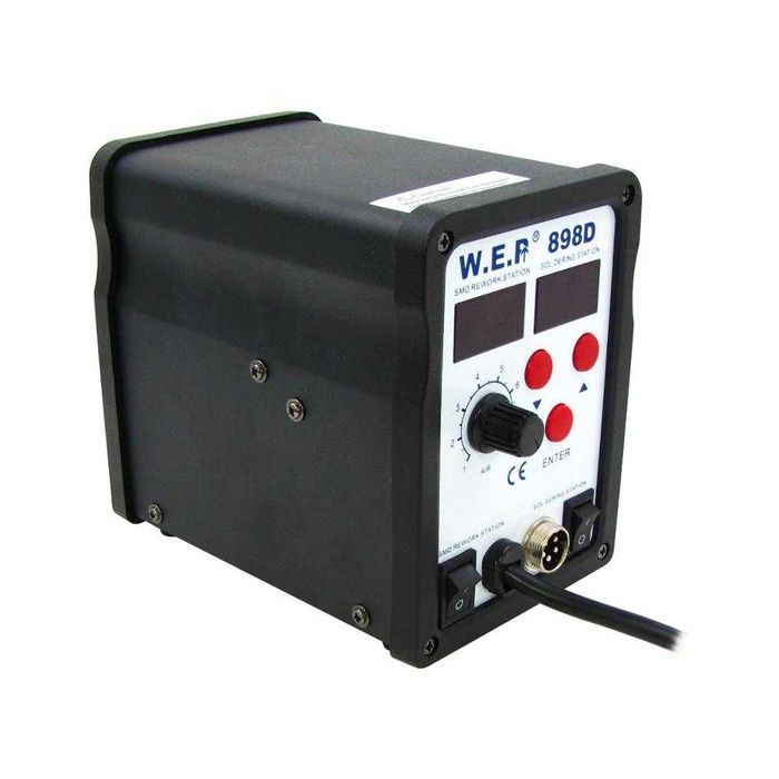 Станция за запояване WEP 898D, горещ въздух, поялник