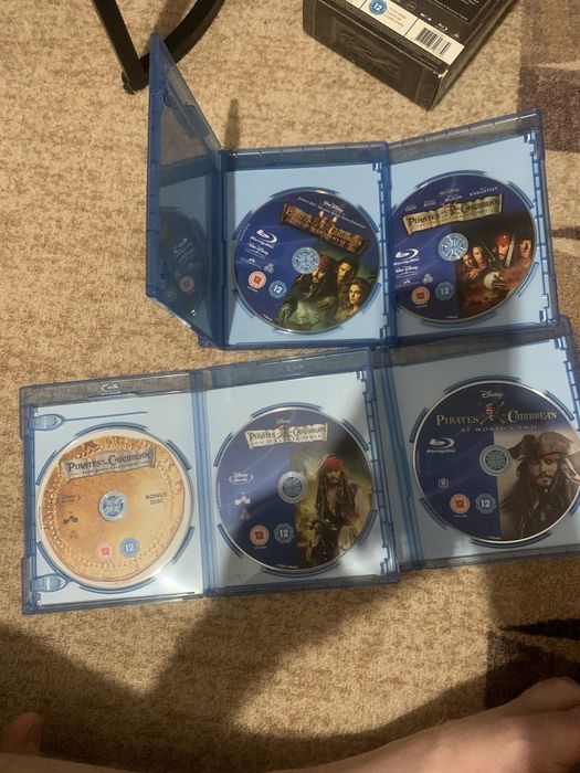 Карибски пирати 1-4/ pirates of the caribbean 1-4 blu-ray