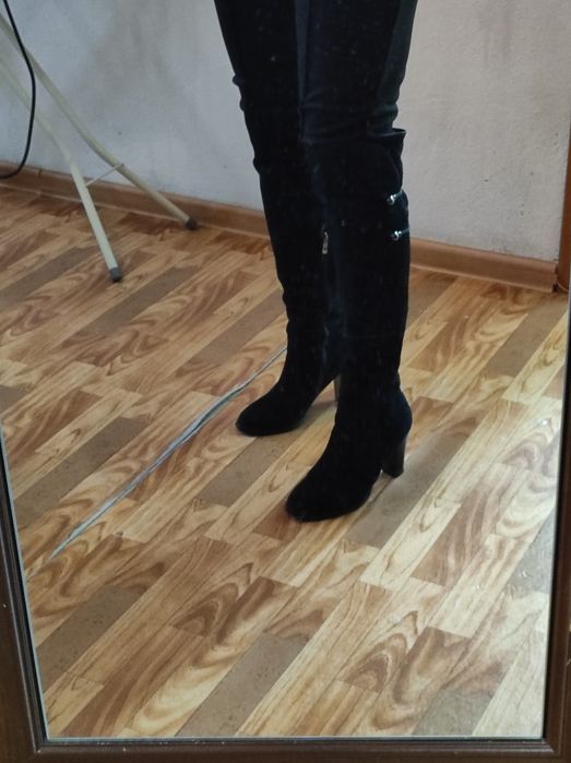 Сапоги ботфорты. Размер 38