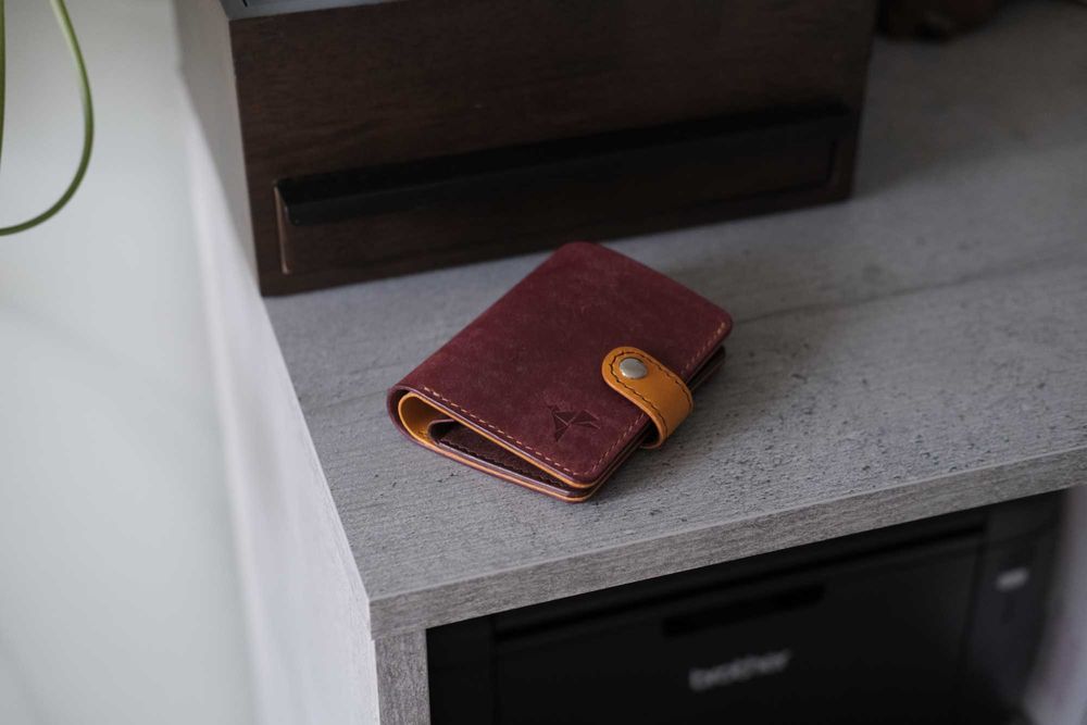 Кожен портфейл ръчна изработка от естествена кожа