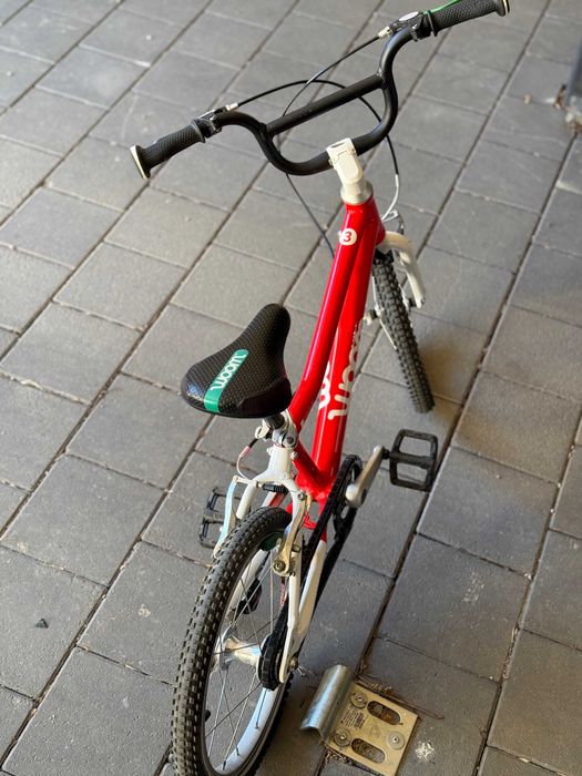 Bicicletă copii Woom 3  16 inch 4-7 ani – Roșu