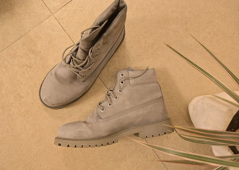 Bocanci Timberland 39.5 piele gri