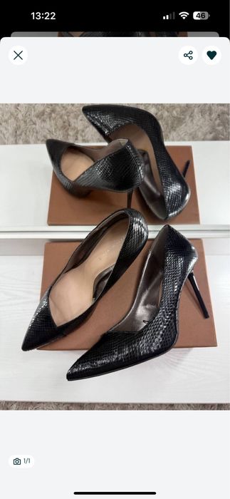 Zara туфли чёрные