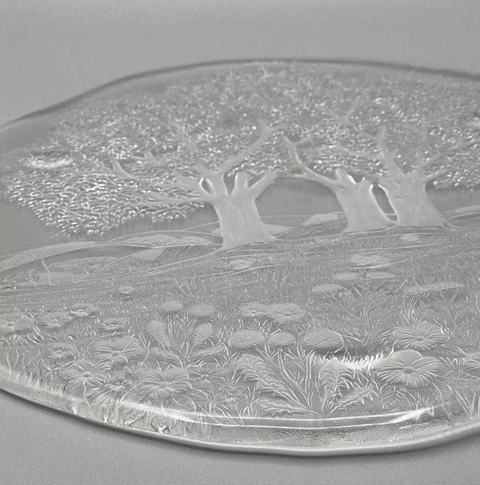 Кристален   поднос