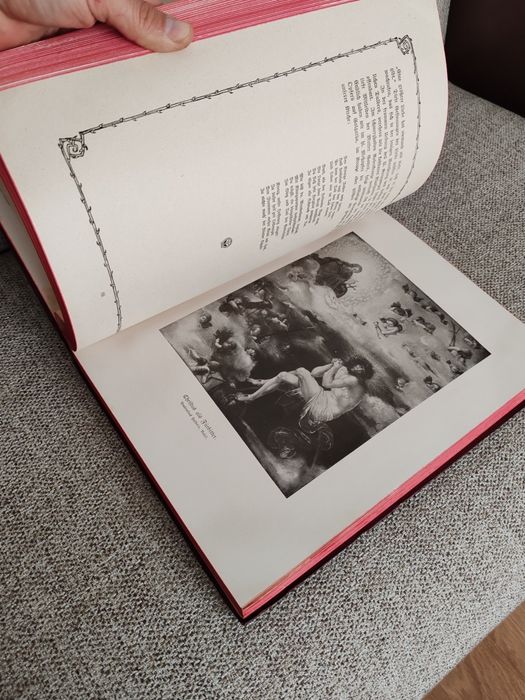 Biblie veche 1920 cu ilustrații color