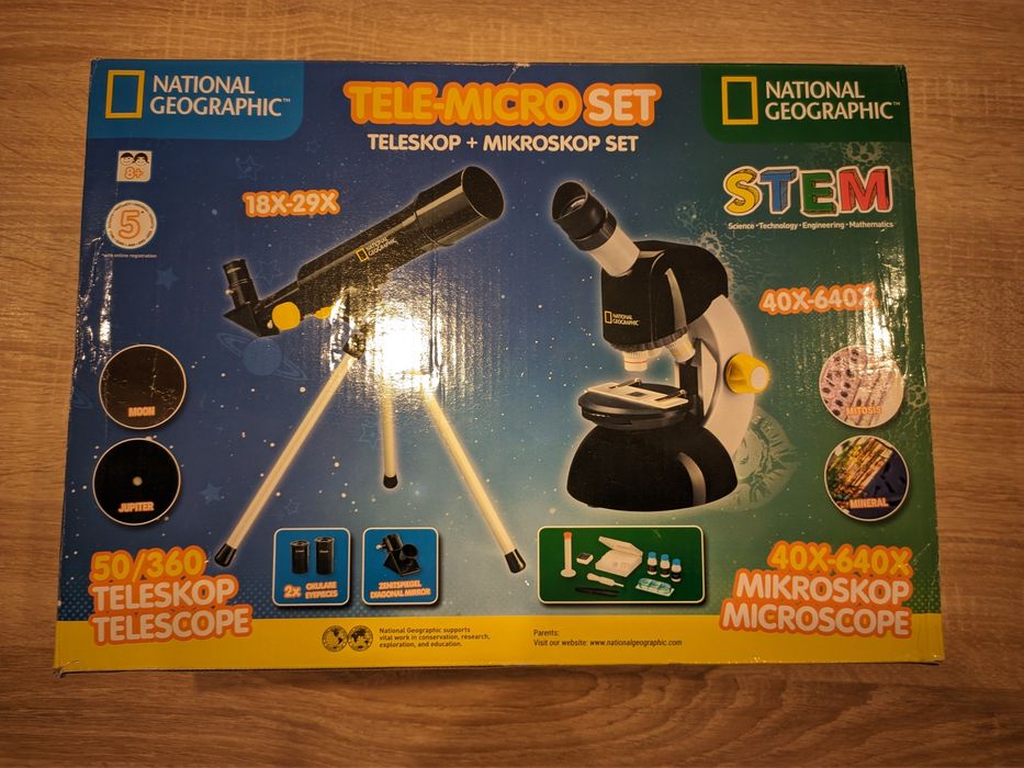 Set telescop si microscop National Geographic