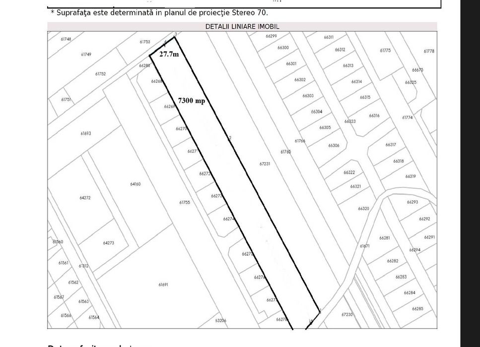 Buftea Flamanzeni Teren 7300 mp cartierul tinerilor