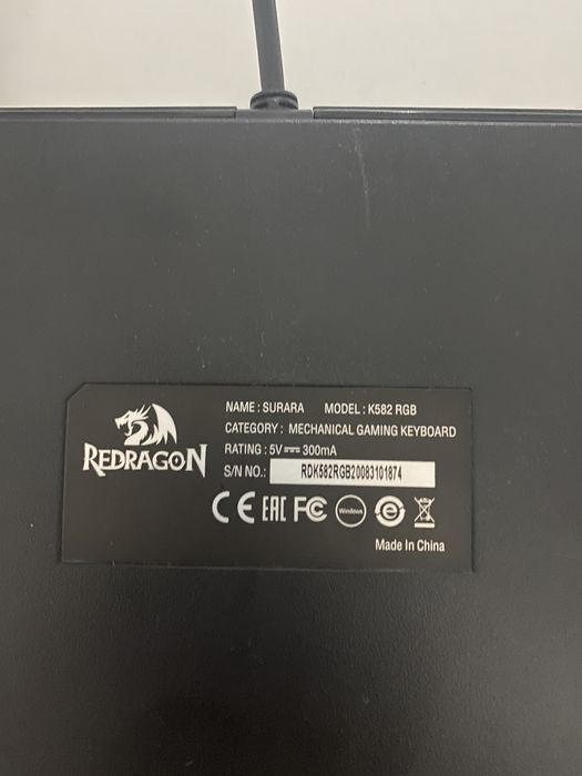 Продаю Механичечкую клавиатуру Redragon