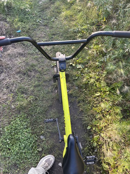 bmx, велосипед, салатовый