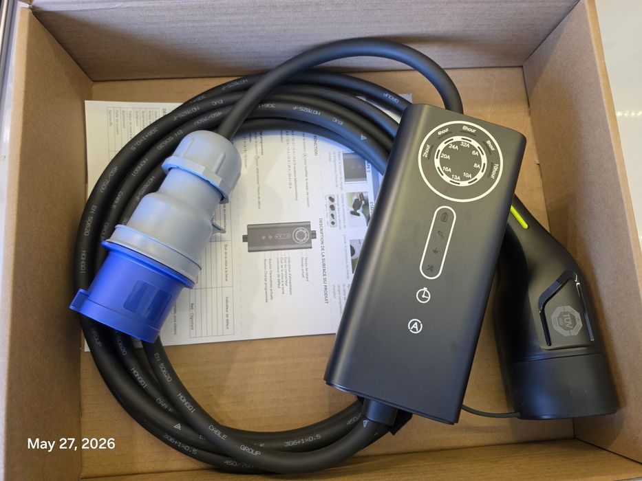 Incarcator masini electrice 5-32A Nou, in cutie.