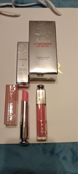 Комплект и балсами за усти  dior addict