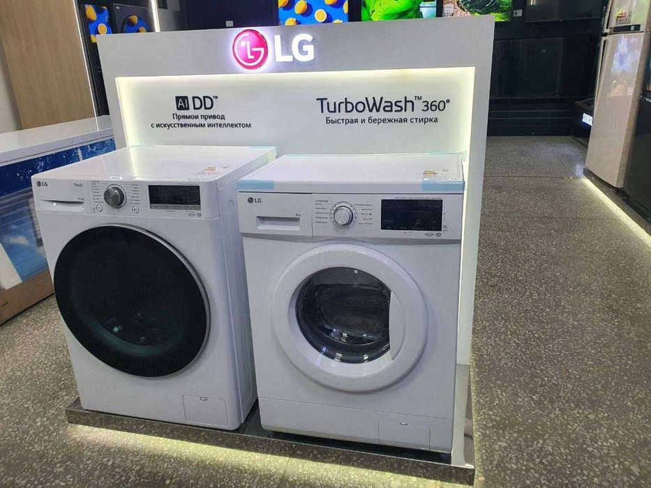 Стиральный машина LG 6 КГ Установка доставка 10 лет гарантия  24/7