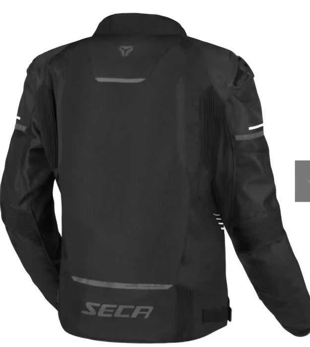 Jachetă moto SECA AERO PRO + protecție  spate  Richa D30 - stare impecabilă