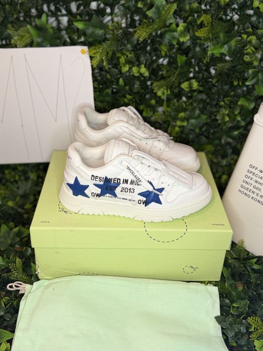 Adidasi Sneakers OFF WHITE, Out Of Office Animation, Stars, White