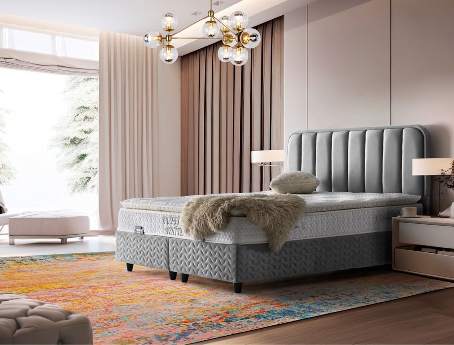 Тапицирано легло Puffi с матрак Puffi white 150/200
