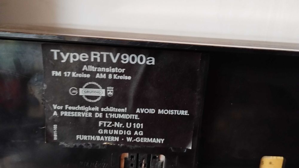 radio amplificator Grundig rtv900 pt piese sau restaurare
