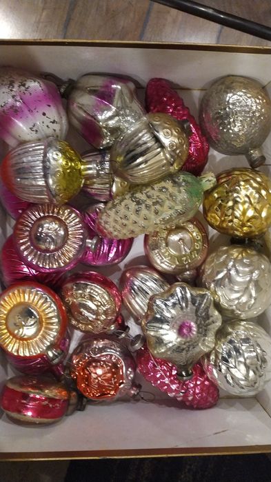 Ёлочные игрушки стекло