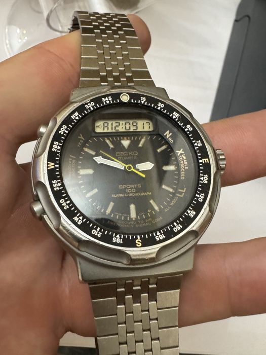 Ultra rar! Seiko Arnie h558-5010 japan. Colectie 1987.