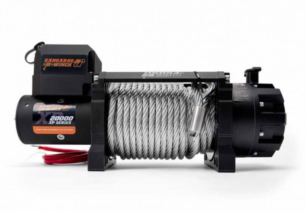 Troliu electric Kangaroo 20000 lb XP 24V platforma camion (9090kg)