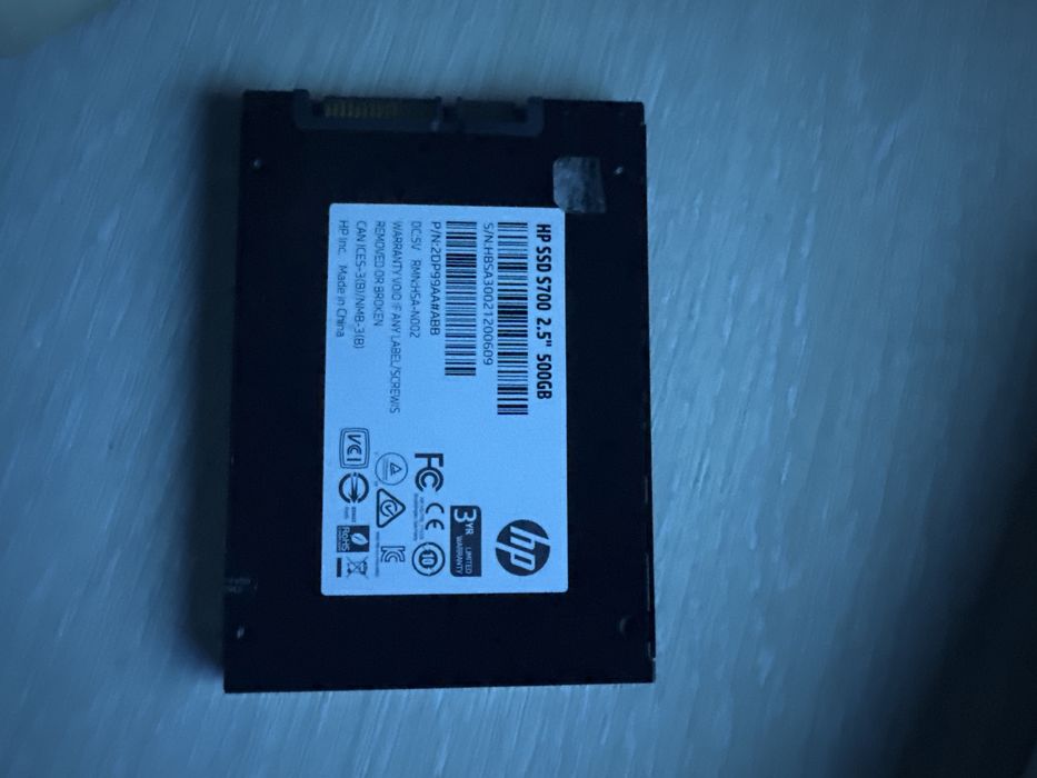 SSD 2.5 Sata 500gb HP